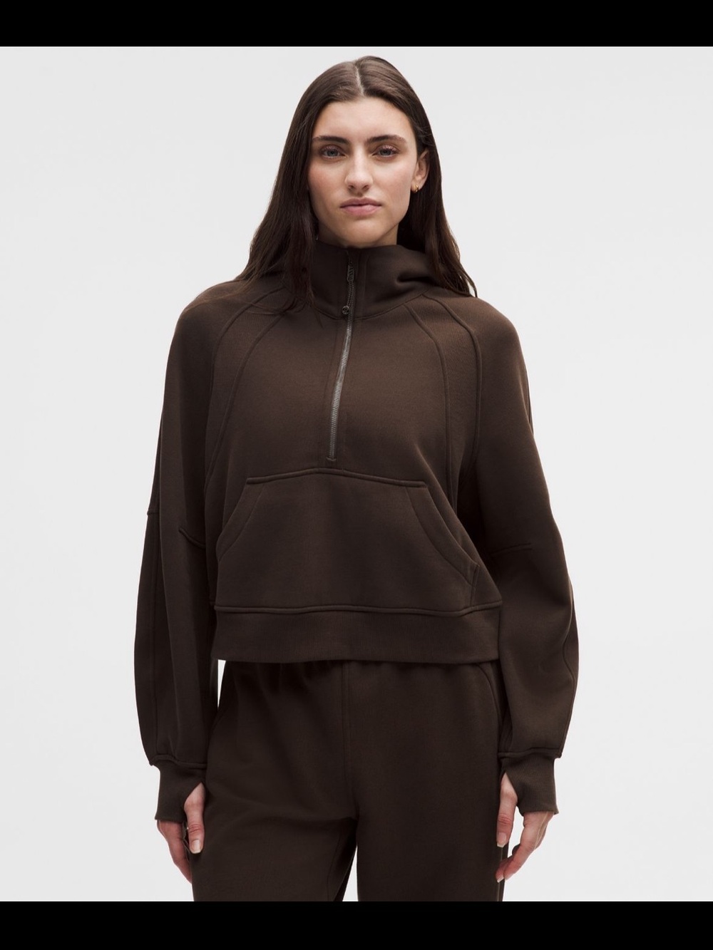 Lululemon Scuba Women's Oversized Half-Zip Pullover Hoodie - M/L